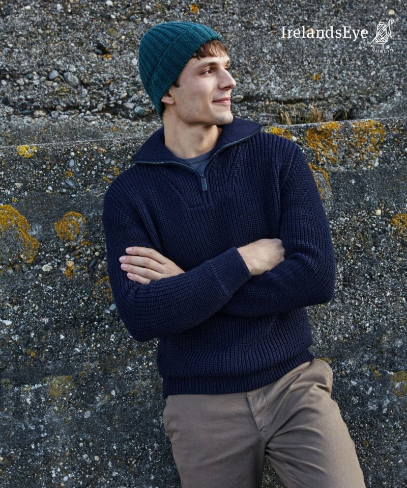A743-‘Reefer-Ribbed-Zip-Neck-and-A683-Ribbed-Hat-klein